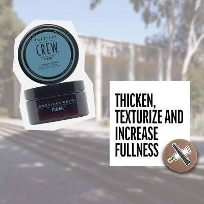 American Crew Men's High Hold and Low Shine Hair Fiber 3oz