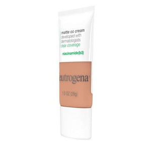 Neutrogena Clear Coverage Flawless Matte Color Correcting Cream 5.0 Fawn - New