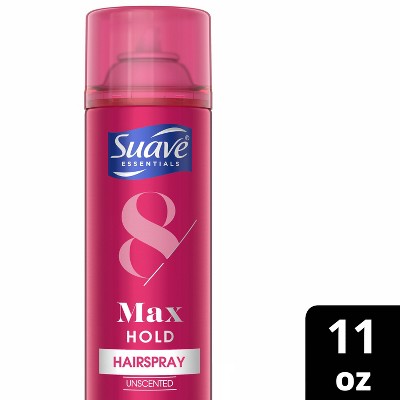 Suave Max Hold Unscented Hairspray 11oz
