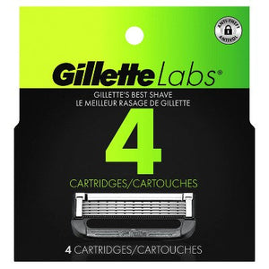 Gillette Razor Blade Refills Compatible with Exfoliating Bar and Heated Razor 4ct - Missing Box