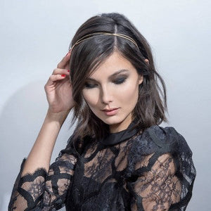 The Hair Edit Carved Chaplet Headband