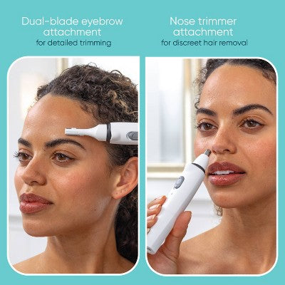 Conair Girlbomb Wet and Dry Cordless Rechargeable Face Shaver Set 6pc