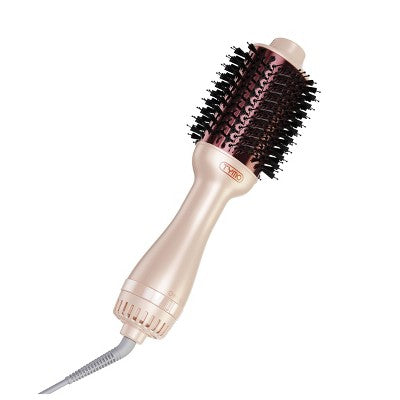 TYMO Volumizer Hot Air Brush Hair Dryer Champagne Pink