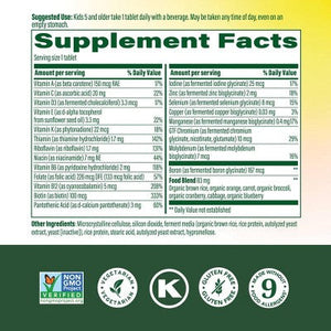 MegaFood Kids One Daily Vegetarian Multivitamin 60ct - New