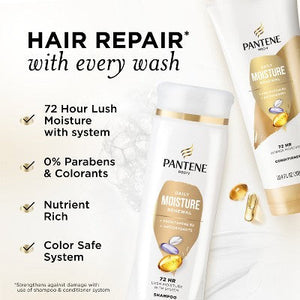Pantene Pro-V Daily Moisture Renewal Shampoo and Conditioner Bundle 22.4 fl oz