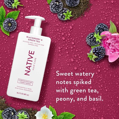 Native Blackberry Green Tea Strengthening Hair Conditioner 16.5 fl oz