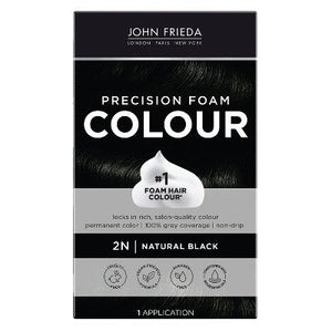 John Frieda Luminous Black Precision Foam Hair Color 2N Natural Black