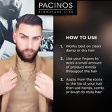 Pacinos Matte Clay 4oz - Strong Hold Texturizing Hair Clay