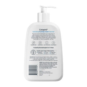 Cetaphil Hydrating Foaming Cream Facial Cleanser Face Wash with Niacinamide 16oz - Imperfect Container Co