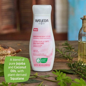 Weleda Unscented Body Lotion 6.8 fl oz