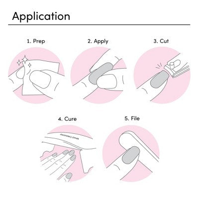 Dashing Diva Glaze Semi-Cured Gel Nail Polish Strips 32ct