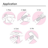 Dashing Diva Glaze Semi-Cured Gel Nail Polish Strips 32ct