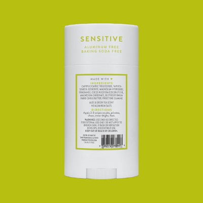 Native Sensitive Solid Deodorant for Women & Men Aloe & Green Tea