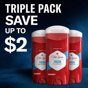 Old Spice Men’s Deodorant Legendary Fragrance Fresh 3.4oz 3-Pack