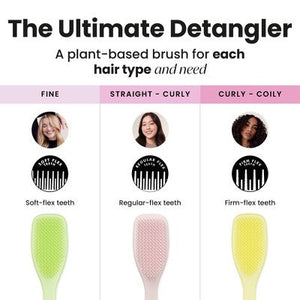 Tangle Teezer Fine & Fragile Plant Detangling Hair Brush Cool Matcha - Imperfect Box