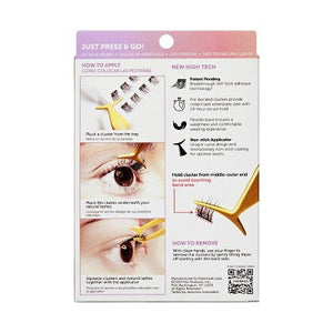 KISS Products imPRESS Press-On Self Adhesive Eyelashes Natural & Wispy 50ct - Imperfect Box