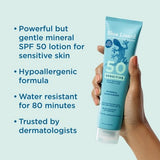 Blue Lizard Sensitive Mineral Sunscreen Lotion SPF 50+ 5 fl oz - Imperfect Container