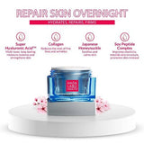 Hada Labo Tokyo Anti-Aging Overnight Treatment Hyaluronic Acid Night Cream 1.76oz