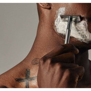 Bevel Mens Safety Razor with 10 Double Edge Blade Refills