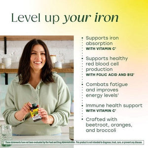 MegaFood Blood Builder Vegan Iron Supplement 60ct - New