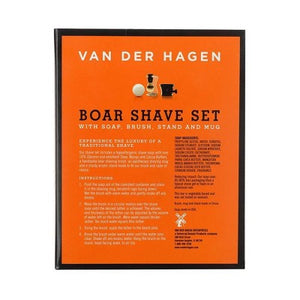 Van der Hagen Premium 4 Piece Shave Gift Set - Imperfect Box