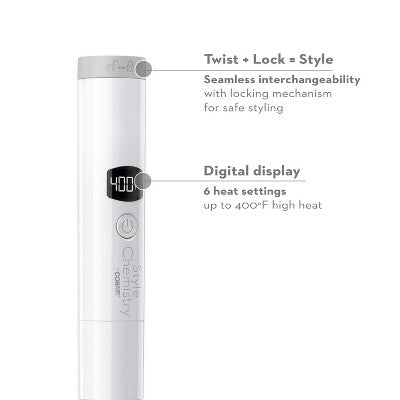 Conair Style Chemistry Flat Iron Attachment For Use With Style Chemistry Starter Kit Power Handle 1" - Imperfect Box