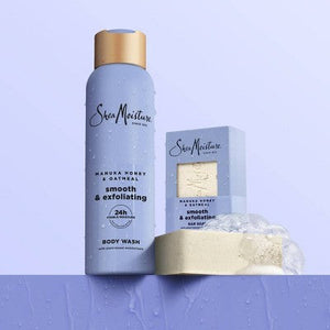 SheaMoisture Body Wash Smooth & Exfoliating Manuka Honey & Oatmeal 18 fl oz