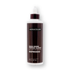 Keracolor High Shine Tinted Gloss Espresso 8 fl oz - Imperfect Container