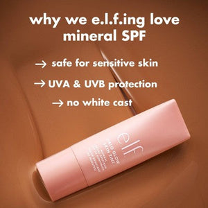 e.l.f. Halo Glow Skin Tint Light Coverage Foundation Mineral SPF 50 4 Light Neutral 1 fl oz - Imperfect Box