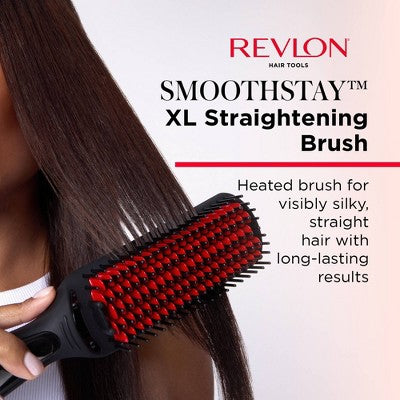 Revlon SmoothStay XL Heated Straightening Brush - Imperfect Box