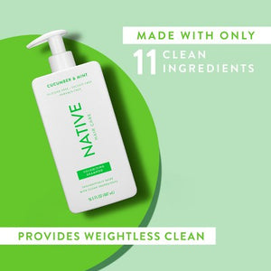 Native Vegan Cucumber & Mint Natural Volume Shampoo 16.5 fl oz