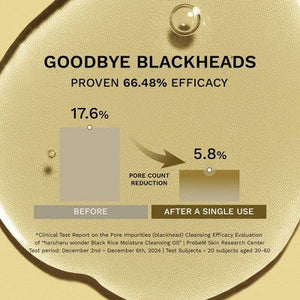 haruharu wonder Black Rice Moisture Cleansing Oil 5.1 fl oz - Imperfect Box