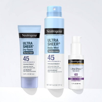 Neutrogena Ultra Sheer Spray Twin Pack SPF 45 Sunscreen