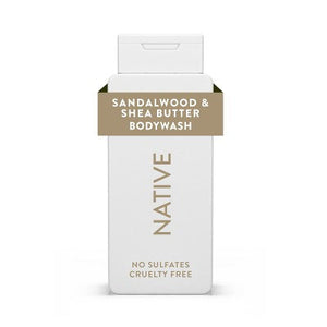 Native Body Wash for Men & Women Sandalwood & Shea Butter 18 fl oz