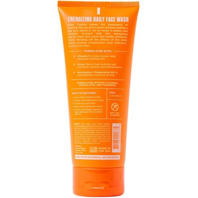 Duke Cannon Energizing Daily Face Wash 6 fl oz - Imperfect Container
