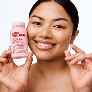 Love Wellness Clear Skin Probiotics for Clear and Healthy Skin 30ct