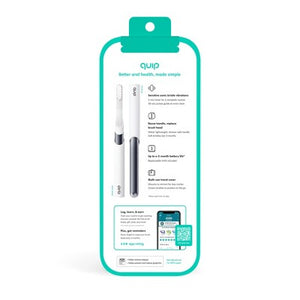Quip Sonic Electric Metal Toothbrush and Travel Case Slate - Imperfect Box