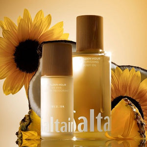 Saltair Nourishing Body Oil For Dewy and Glowing Skin Golden Hour 4 fl oz - Imperfect Container