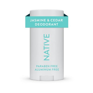 Native Solid Deodorant for Women & Men Jasmine & Cedar Aluminum-Free 2.65oz