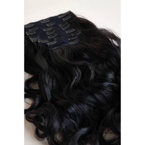 Curlkalon Soft Curl 10 Inch Clip-In Hair Extensions 9ct Natural Black