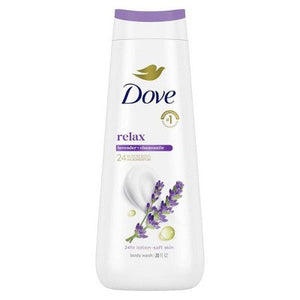 Dove Relax Body Wash Lavender & Chamomile 20 fl oz - Imperfect Container