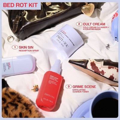 Party of You Cold Cream Face Cleanser, Makeup Remover; Hydrating Mask Cult Cream 3.5oz - Imperfect Container