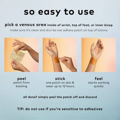 The Essentials Plant-Based Vegan Wellness Patch 12ct