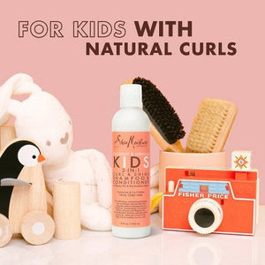SheaMoisture Coconut and Hibiscus Kids 2-in-1 Shampoo & Conditioner For Thick Curly Hair 8 fl oz