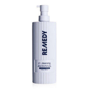 Remedy Skin Gel-to-Foam Gentle Exfoliating Cleanser 12 fl oz - Small Amount Missing
