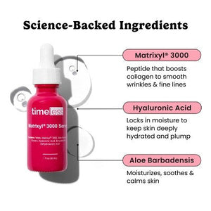 Timeless Skin Care Matrixyl 3000 Peptide Complex Serum Refill 4 fl oz - Imperfect Box