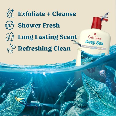 Old Spice Men's Body Wash Deep Cleanse with Deep Sea Minerals 30 fl oz