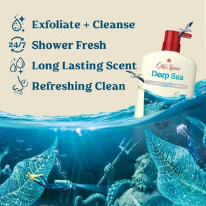 Old Spice Men's Body Wash Deep Cleanse with Deep Sea Minerals 30 fl oz