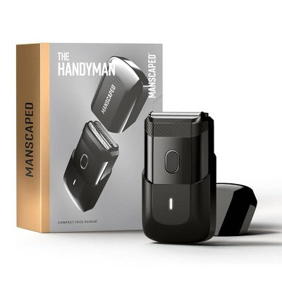 MANSCAPED The Handyman Compact Face Shaver Portable SkinSafe - Imperfect Box