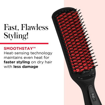 Revlon SmoothStay XL Heated Straightening Brush - Imperfect Box